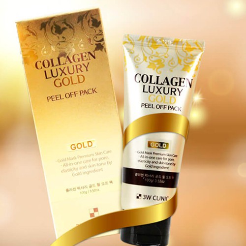 Gel đắp mặt nạ tinh chất vàng 24K 3W CLINIC COLLAGEN LUXURY GOLD PEEL OFF PACK