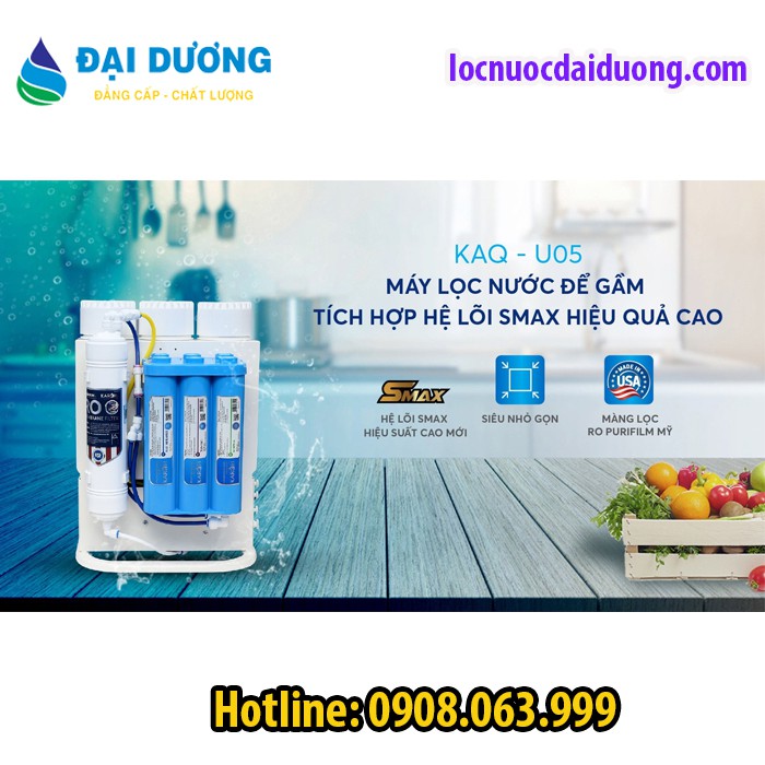 MÁY LỌC NƯỚC KAROFI KAQ-U05, ĐẠI LÍ MÁY LỌC NƯỚC TẠI VŨNG TÀU, HCM