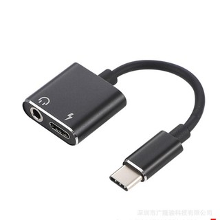 Jack Chuyển Type C Sang 3.5 Mm Kèm Cổng Sạc TC01