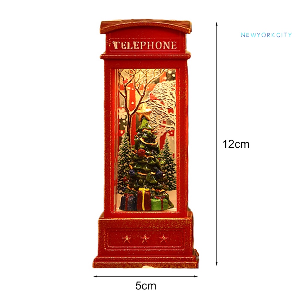Đồ Trang Trí Giáng Sinh Điện Thoại Hình Ông Già Noel Hoạt Hình Bằng Nhựa Phát Sáng