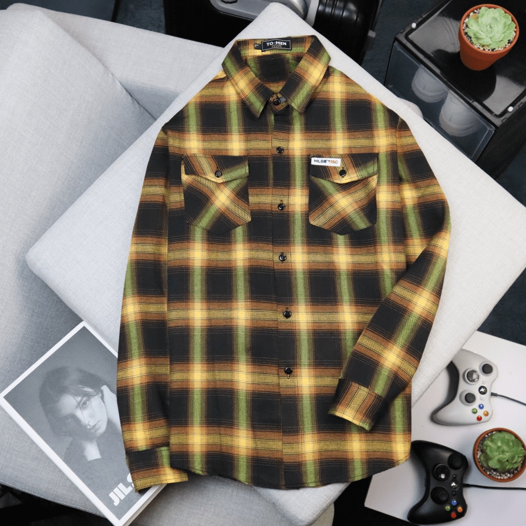 (HCM) ÁO SƠ MI NAM CARO DÀI TAY PHONG CÁCH BOY PHỐ - SIÊU XỊN , THỜI TRANG NAM ĐẲNG CẤP CHO CÁC BẠN TRẺ KM FASHION