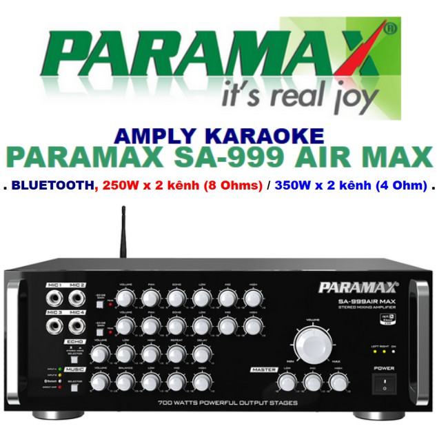 AMPLY PARAMAX SA-999 AIR MAX GIÁ TỐT.