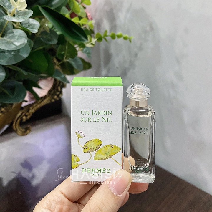 Nước Hoa Mini HERMES - Un Jardin Sur Le Nil EDT 7.5ml (Lá Sen)
