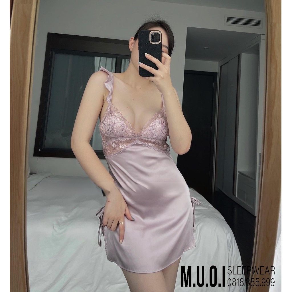 [FREESHIP] Váy ngủ sexy - SX 156 -Váy ngủ lua cánh tiên ren hoa hottrend sexy QUẢNG CHÂU - hàng có sẵn(video+ ảnh)