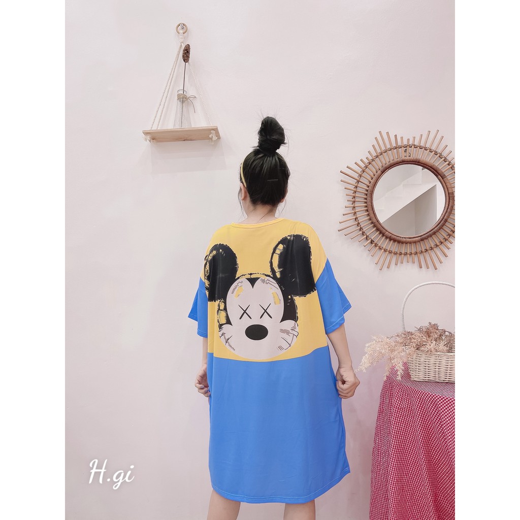 Váy Ngủ Cotton Giấy Họa Tiết Hoạt Hình Đáng Yêu_ Hottrend 2021 | BigBuy360 - bigbuy360.vn