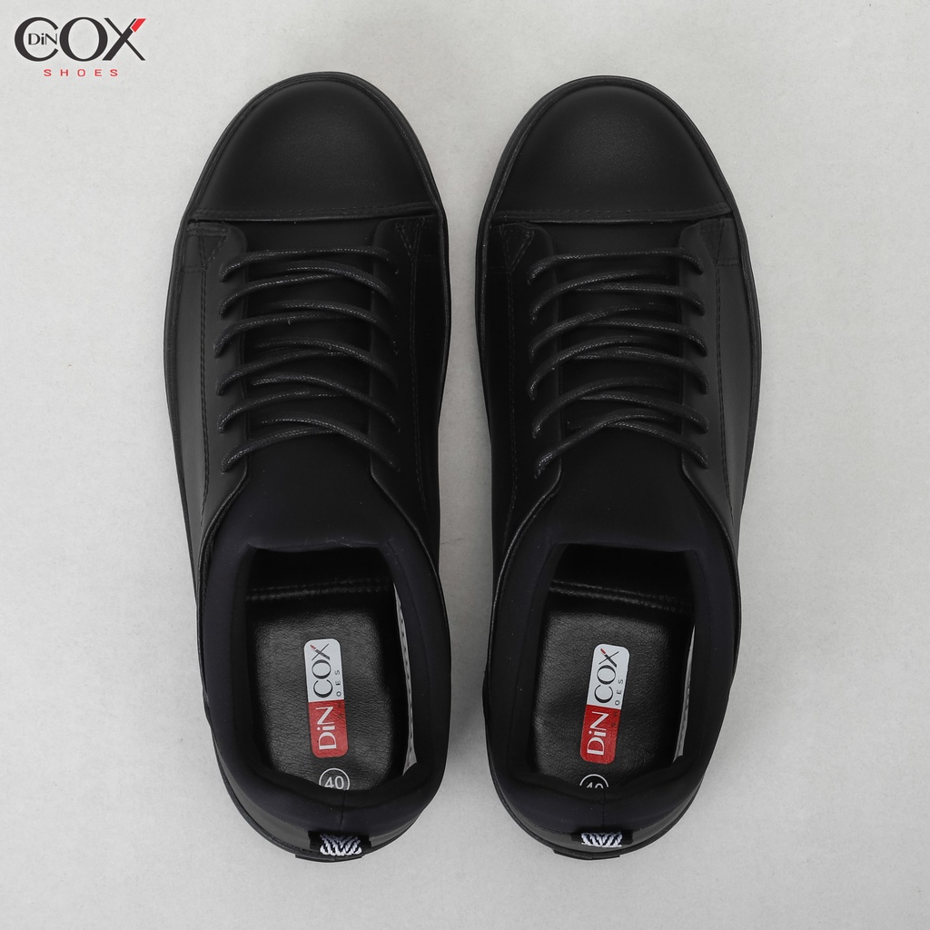 Giày Sneaker Da Nam DINCOX COX43 Cổ Điển Phá Cách Black