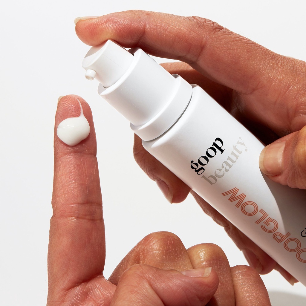 Sữa dưỡng sáng bóng phủ sương da Goop Beauty Glow Lotion 8ml