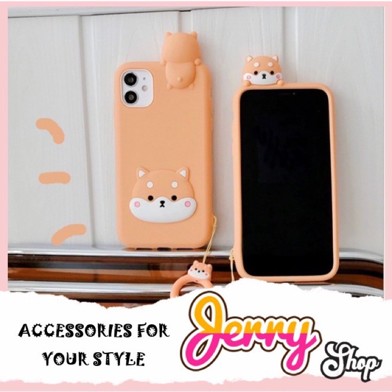 Ốp iphone - Ốp lưng Silicon Chó SIBA 6/6s/6plus/6s plus/7/8/7plus/8plus/x/xs/xs max/11/11pro max-Jerry Case