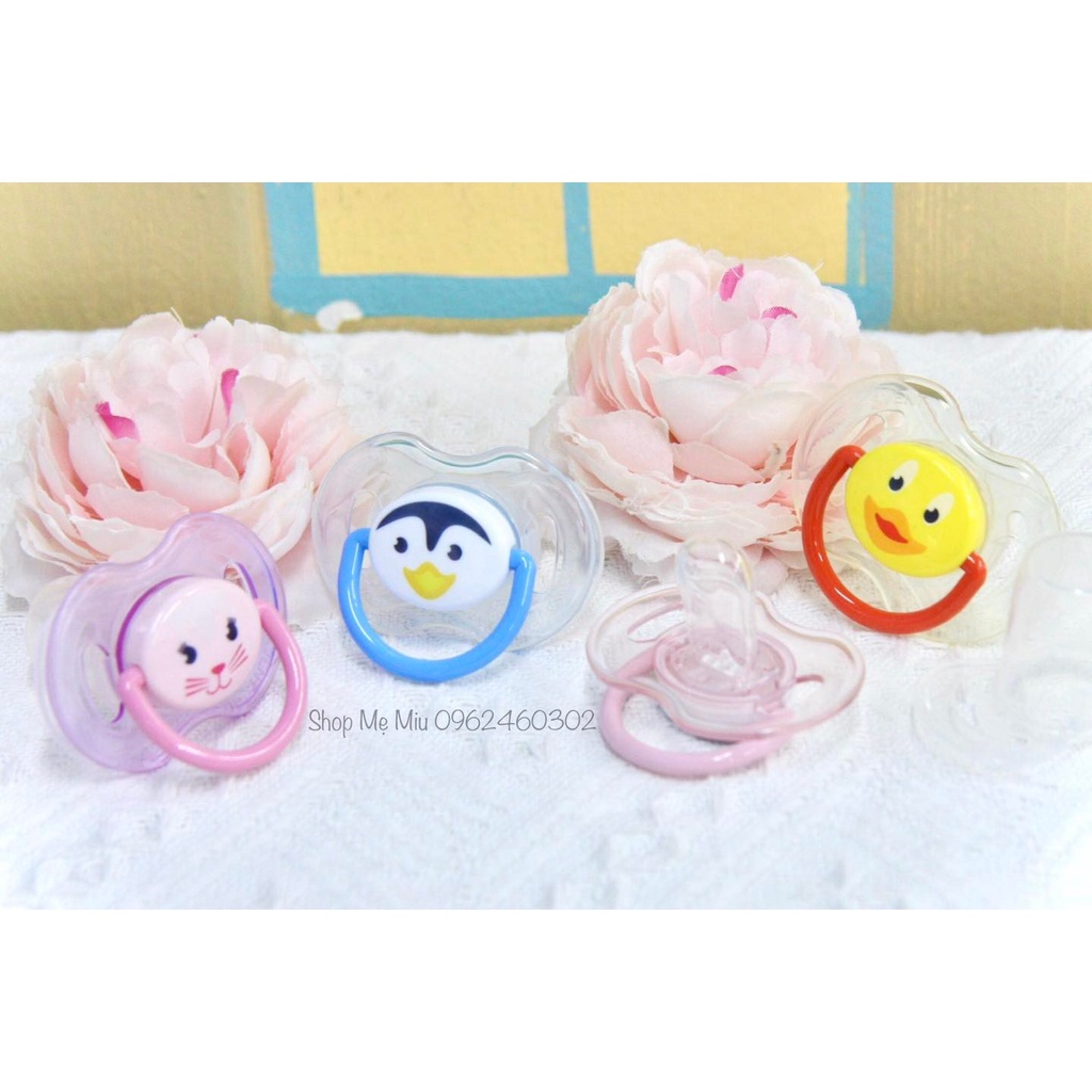 Ti Giả Avent Đầu Dẹt Cho Bé Size 0-6m, 6-18m