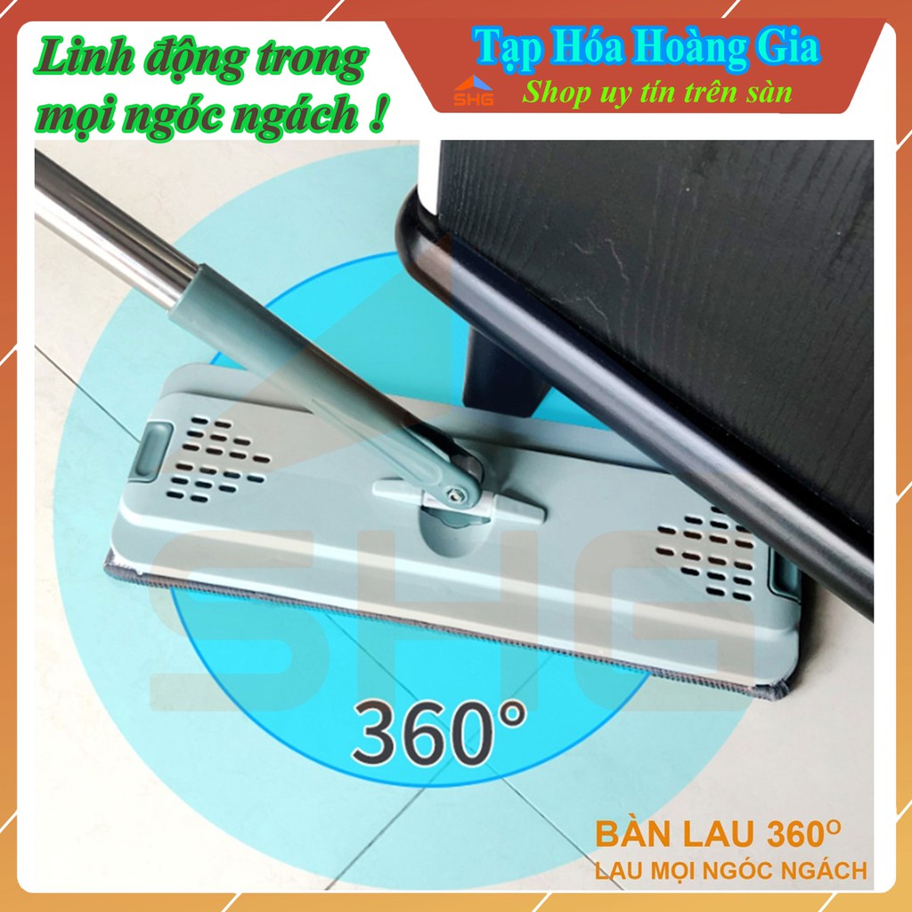 BỘ CÂY LAU NHÀ HAI NGĂN DÁNG ELIP, LAU CỰC SẠCH, TIẾT KIỆM KHÔNG GIAN, 2 BÔNG LAU THEO BỘ