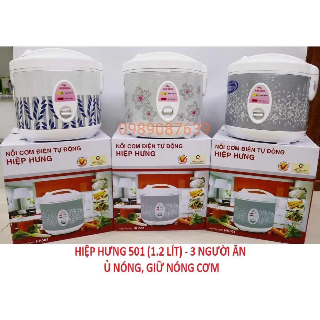 Nồi Cơm Điện Nhập Khẩu Có Chống Dính, Dung Tích 1 Lít, 1.2 Lít và 1.8 Lít, Bảo Hành 12 Tháng