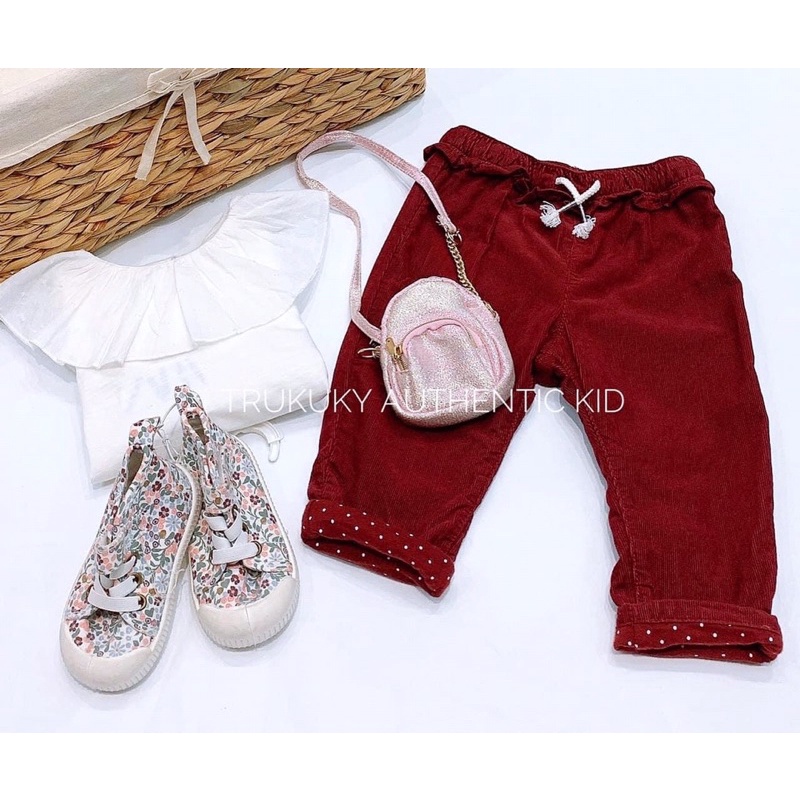 Quần nhung lót nỉ HM cho bé