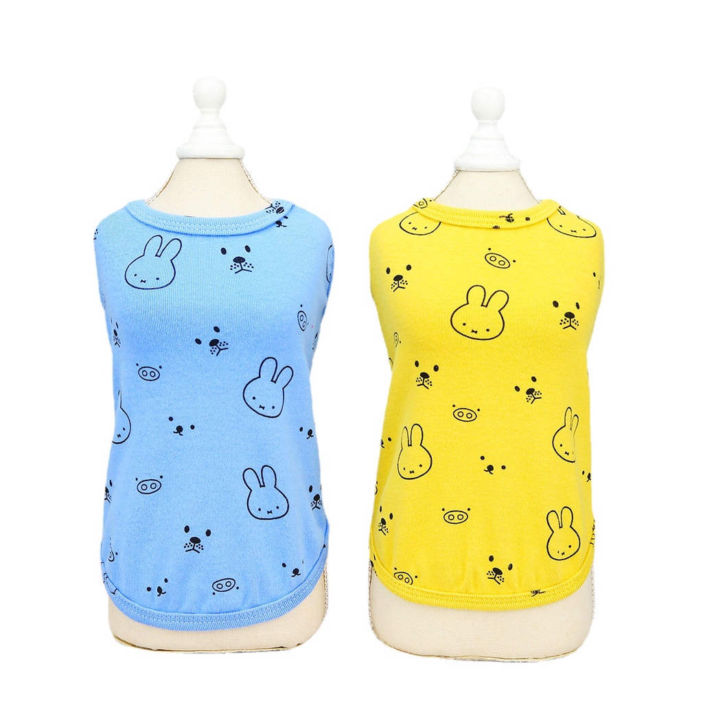Bộ 27 Áo Thun Cotton In Hình Thỏ Thời Trang Mùa Hè Dành Cho Thú Cưng