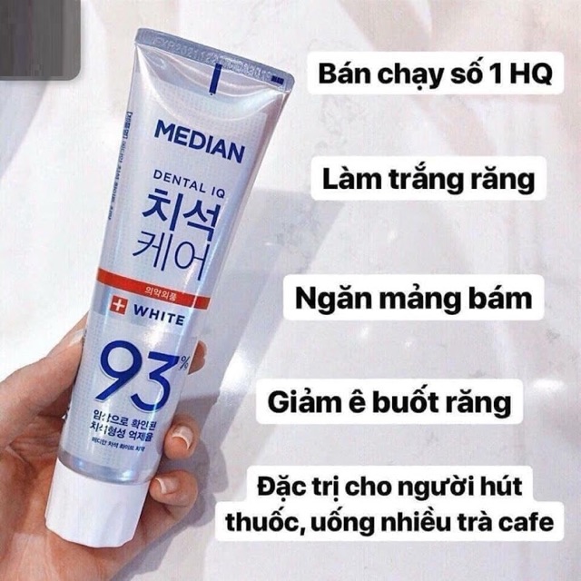 Kem Đánh Răng Median Dental IQ Toothpaste 93% 120g