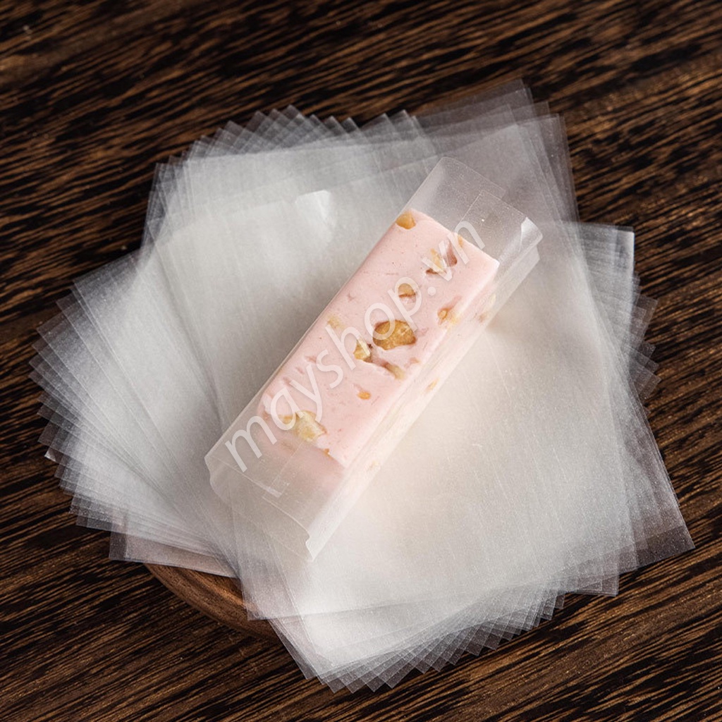Giấy gạo gói kẹo Nougat (500 tờ)