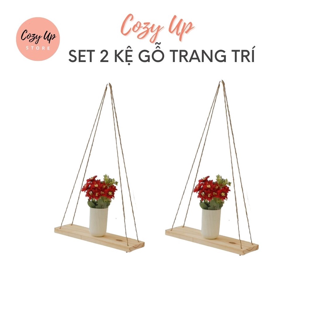 SET 2 THANH GỖ TRANG TRÍ TREO TƯỜNG