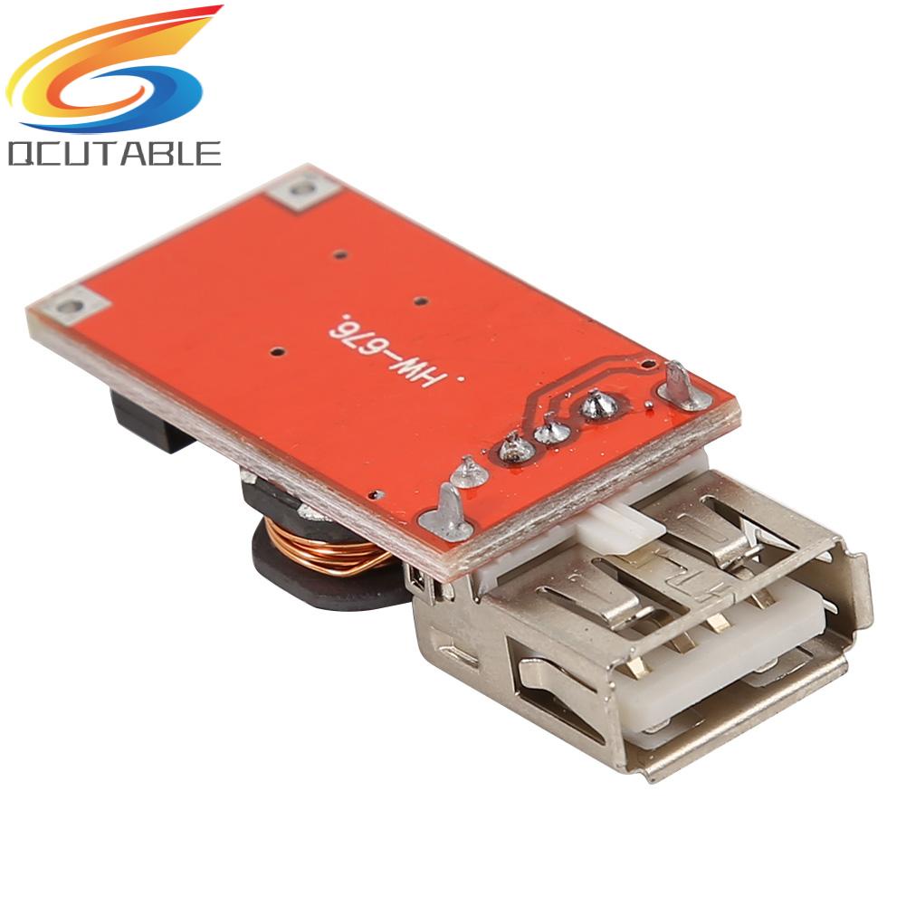 Mô Đun Hạ Áp DC-DC9V/12V/24V Xuống 5V Đầu Ra USB 3A Cho Xe Hơi