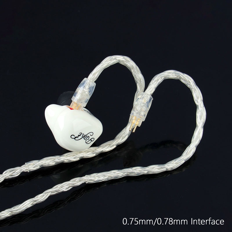 Dây cáp tai nghe JCALLY JC16S 5N 16 sợi kèm micro 0.78mm Mmcx Qdc