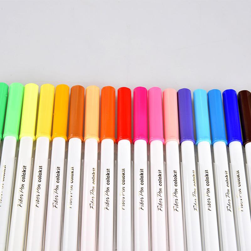 Bút Lông Màu Mỹ Thuật Colokit FP-C03  - Màu Tươi Sáng, Ngòi Bút Với 2 Nét Vẽ