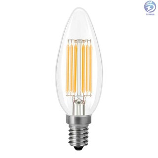 Bóng Đèn LED Dây Tóc E14 6W 50W Ánh Sáng Trắng Ấm Phong Cách Vintage