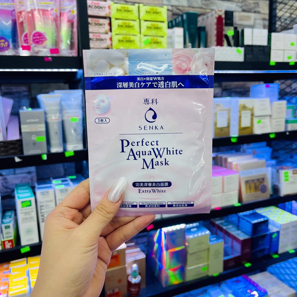 Mặt Nạ Giấy Cao Cấp Không Hương Liệu SENKA Perfect Aqua Mask