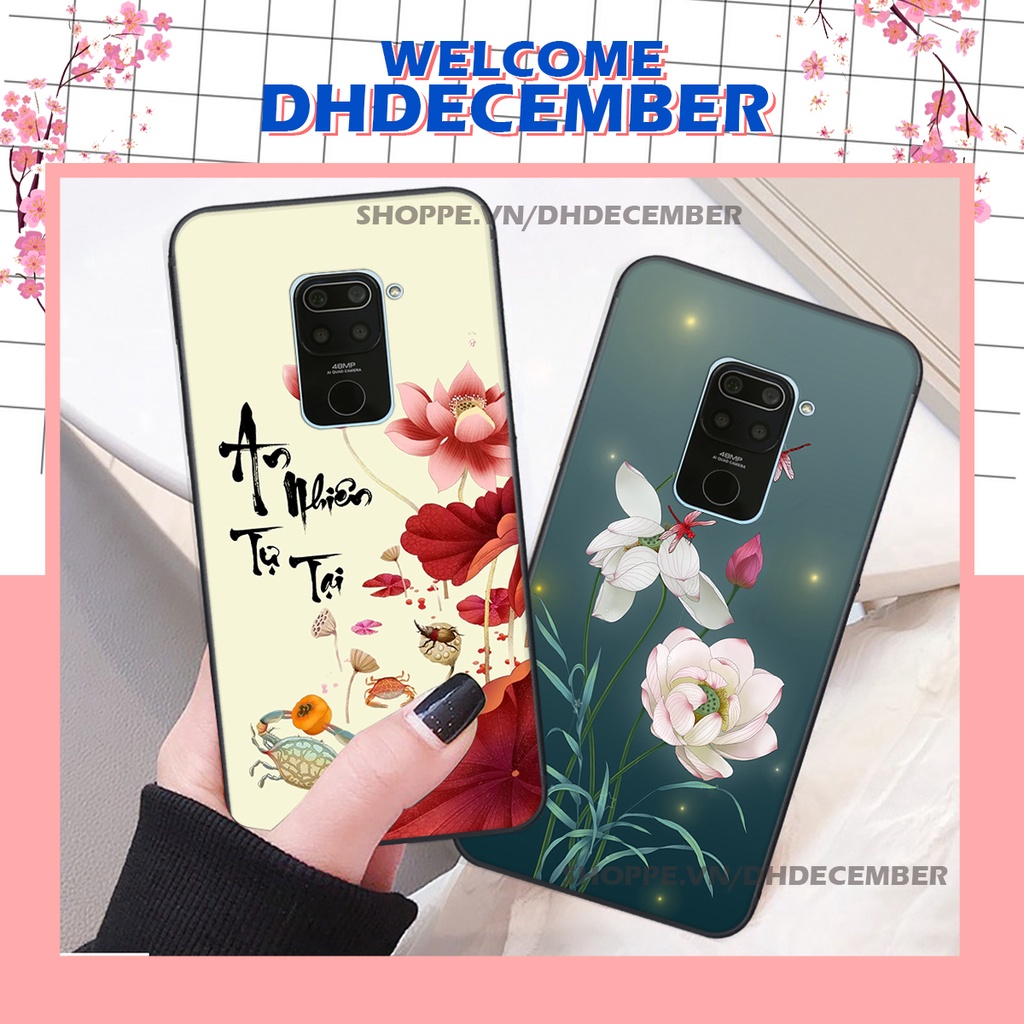 Ốp lưng Xiaomi REDMI  NOTE 9 in hình thư pháp tâm an vạn sự an ,mã đáo thành công SIÊU CHẤT