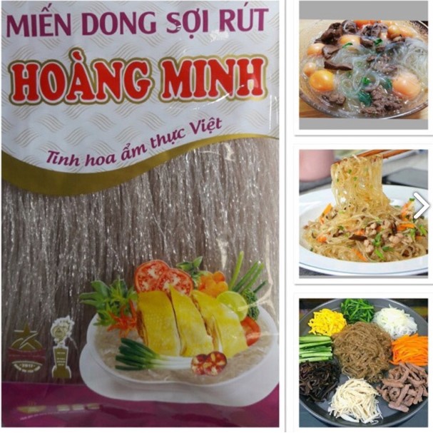 Miến Dong Sợi Rút Hoàng Minh - Eatclean Ăn Kiêng Giảm Cân