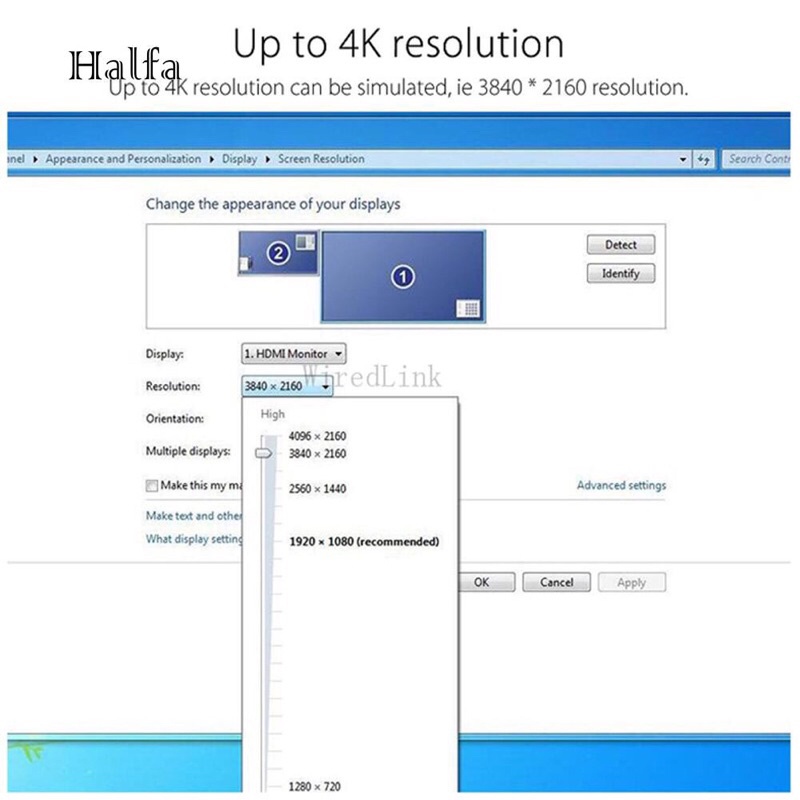 Bộ Chuyển Đổi Màn Hình Ảo 4K HDMI Giả Lập | BigBuy360 - bigbuy360.vn