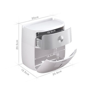Hộp đựng giấy vệ sinh 2 tầng ecoco