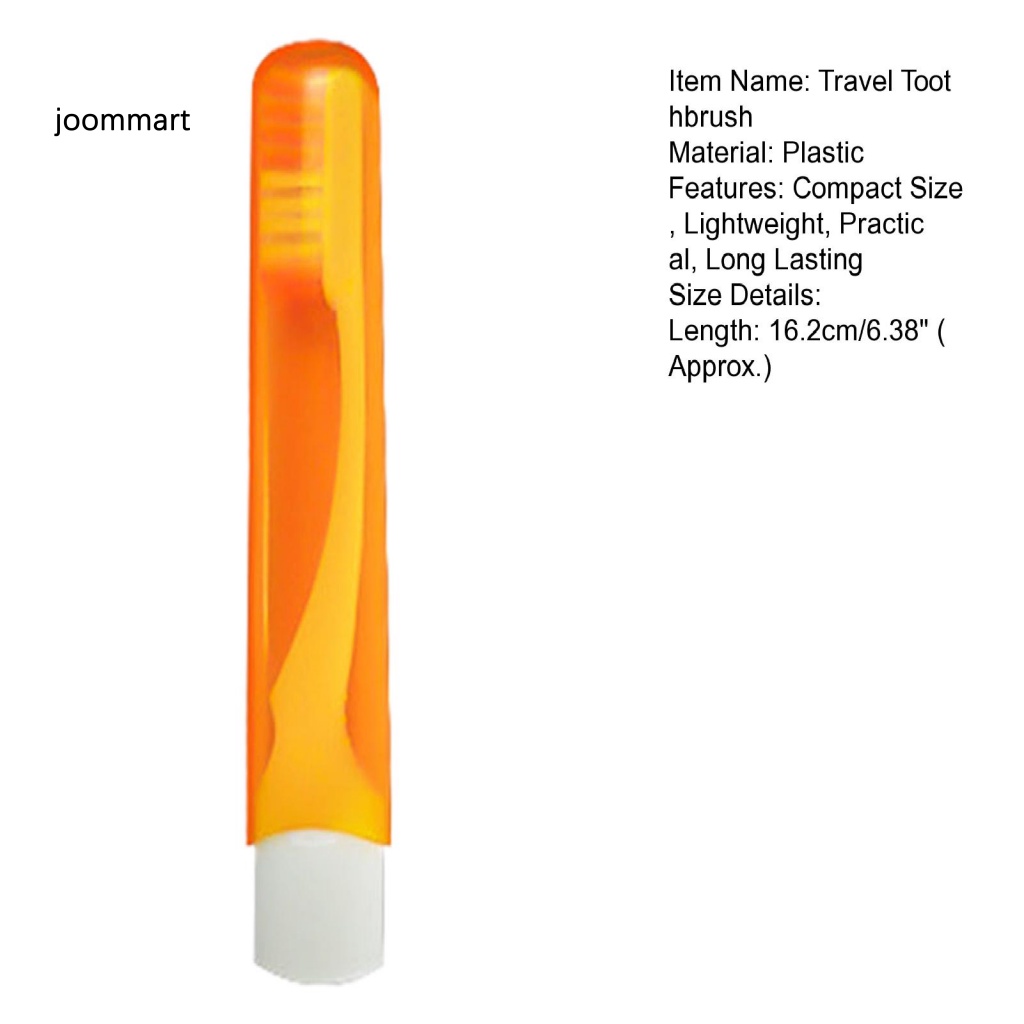 Bàn Chải Đánh Răng Mini Không Mùi Có Thể Gấp Lại Kèm Bàn Chải Ultra-Fine Cho Cắm Trại