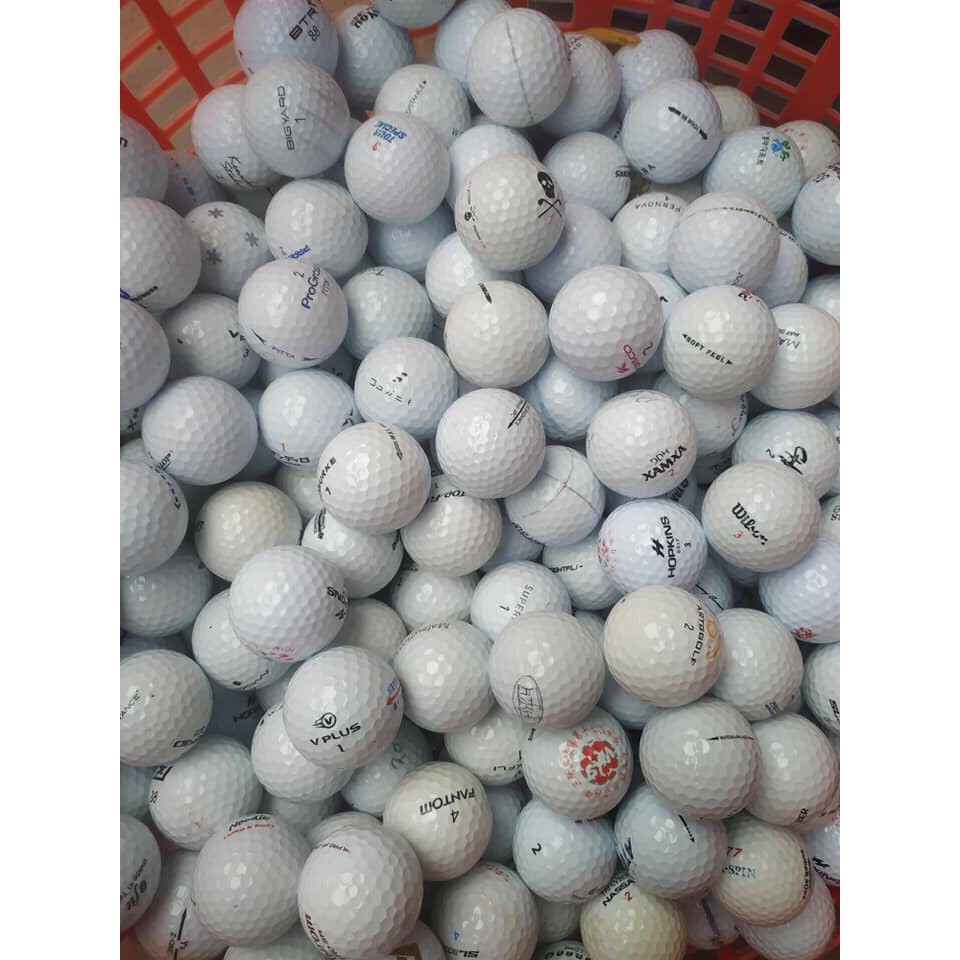 COMBO 10 BÓNG GOLF CŨ ĐỘ MỚI 80-90% CHỈ 8.000Đ/QUẢ
