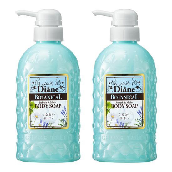 Sữa tắm cấp ẩm &amp; tươi mát da Moist Diane Botanical Refresh &amp; Moist Body Soap (Dành cho da khô &amp; nhạy cảm)_Hương bạc hà
