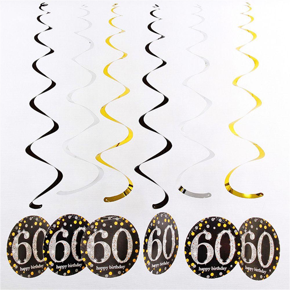 CONOPERY Băng Rôn PVC Màu Sắc Ánh Kim Dùng Trang Trí Tiệc Sinh Nhật / Đám Cưới