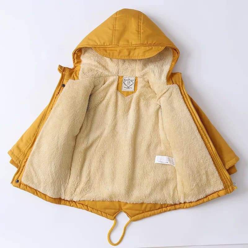 ÁO KHOÁC PARKA CỔ TRƠN CHO BÉ
