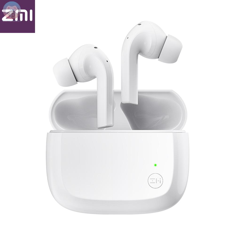 Ê ZMI PurPods TWS BT5.2 Wireless Earphones In-Ear Earbuds Dual Mic/Noise Reduction/IPX4 Waterproof/USB-C Interface/490mAh Power Bank Headphones Compatible with Andriod iOS