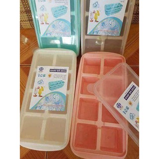 Khay đá có nắp Việt Nhật set 3 cái