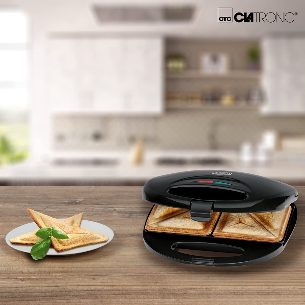 Máy kẹp nướng bánh mì, sandwich CLATRONIC [Hàng Đức chính hãng]