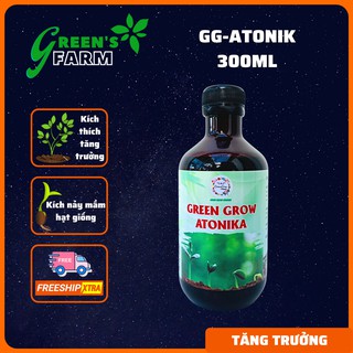 Phân bón lá Green Grow Atonika 300ml kích thích tăng trưởng cho cây trồng phân bón hữu cơ Atonik Shop Green Farm MS119