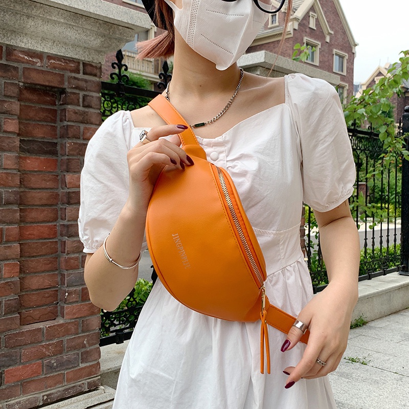 Túi Đeo Chéo Da PU Cỡ Nhỏ Thời Trang Nhật Hàn Đơn Giản Dành Cho Nữ