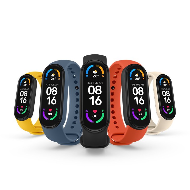 Đồng hồ thông minh XIAOMI Mi Band 6 Vòng đeo tay Miband 6 đo sức khoẻ tập thể dục thể thao chính hãng thông minh giá rẻ