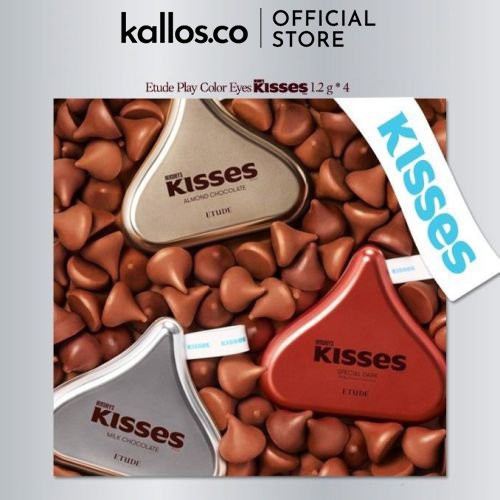 [TEM + BILL CHÍNH HÃNG] Phấn Mắt Etude House Play Color Eyes Hershey Kisses Pouch Kit 2021 Kèm Túi, Play Color Eye Mini