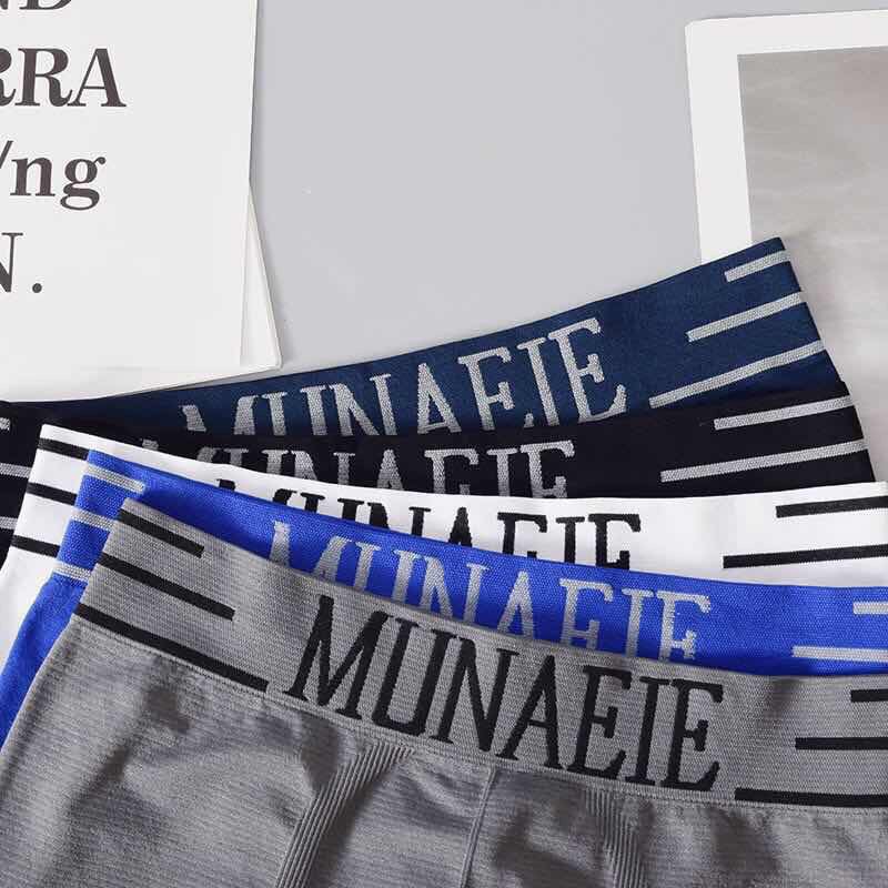 [Free Ship 99k] MUA 4 TẶNG 1 = 5 Quần Boxer MUNAFIE Cao cấp - Không đường may NB17