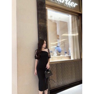 Đầm lệch vai