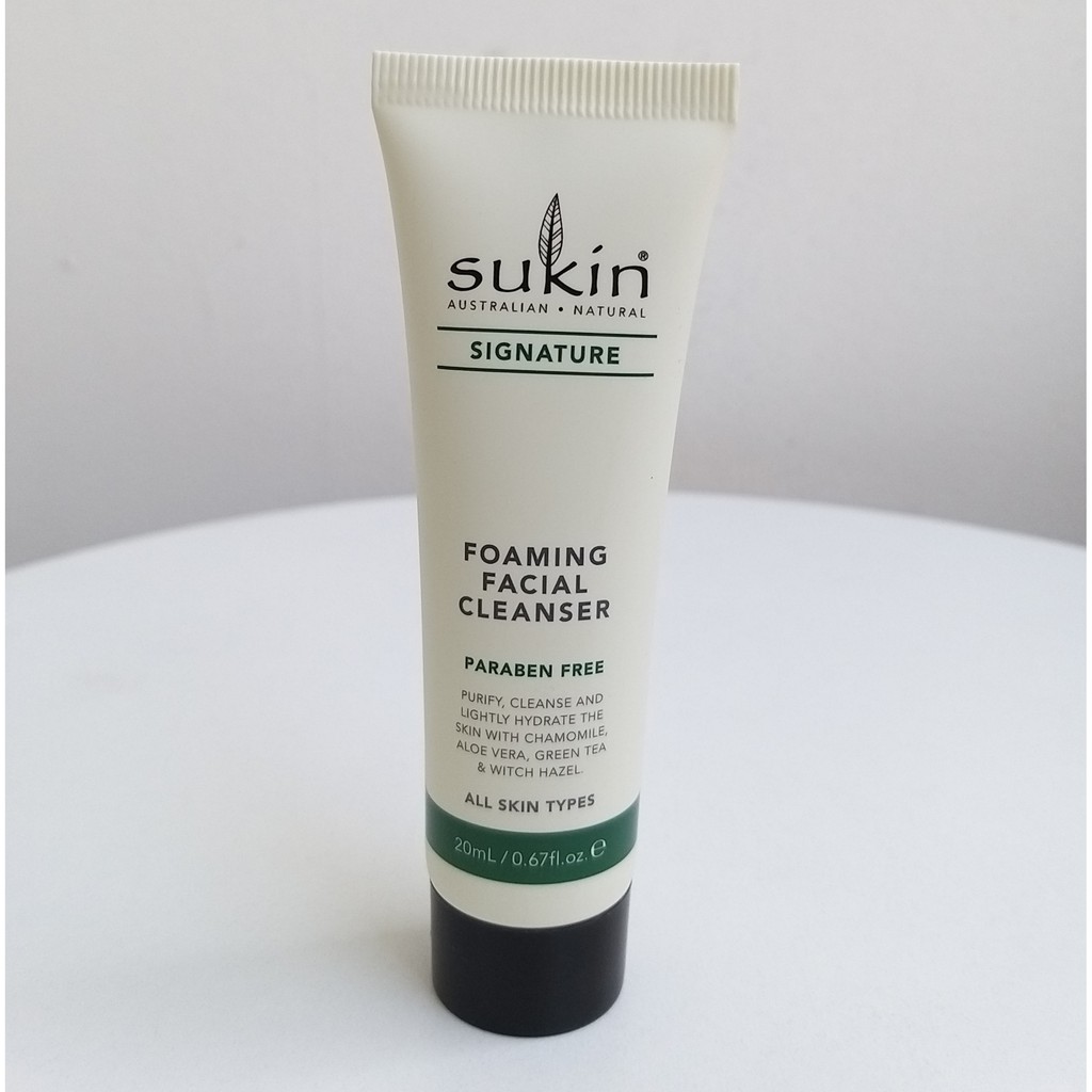 <Gift> Sữa rửa mặt Sukin Signature Foaming Cleanser 20ml