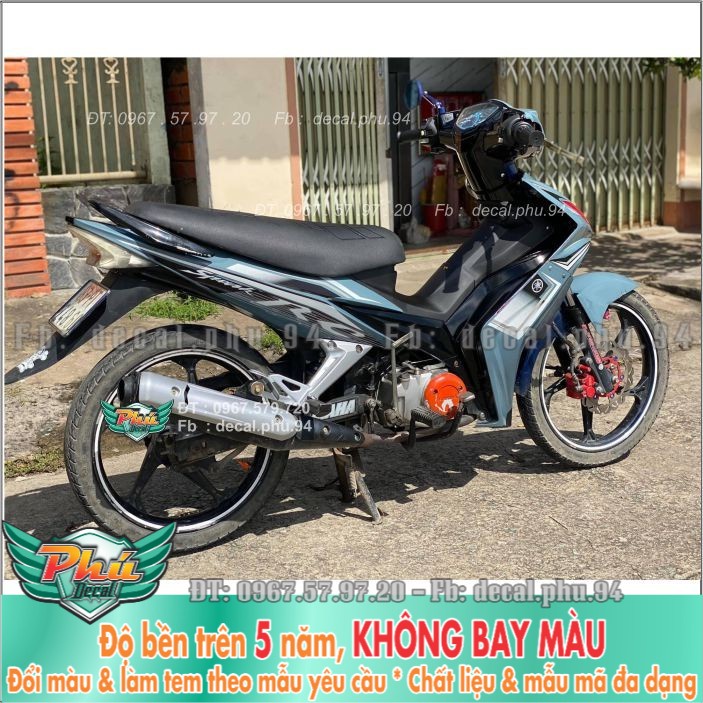 Tem rời Exciter 2006-2010 Xám xi măng (X) -1