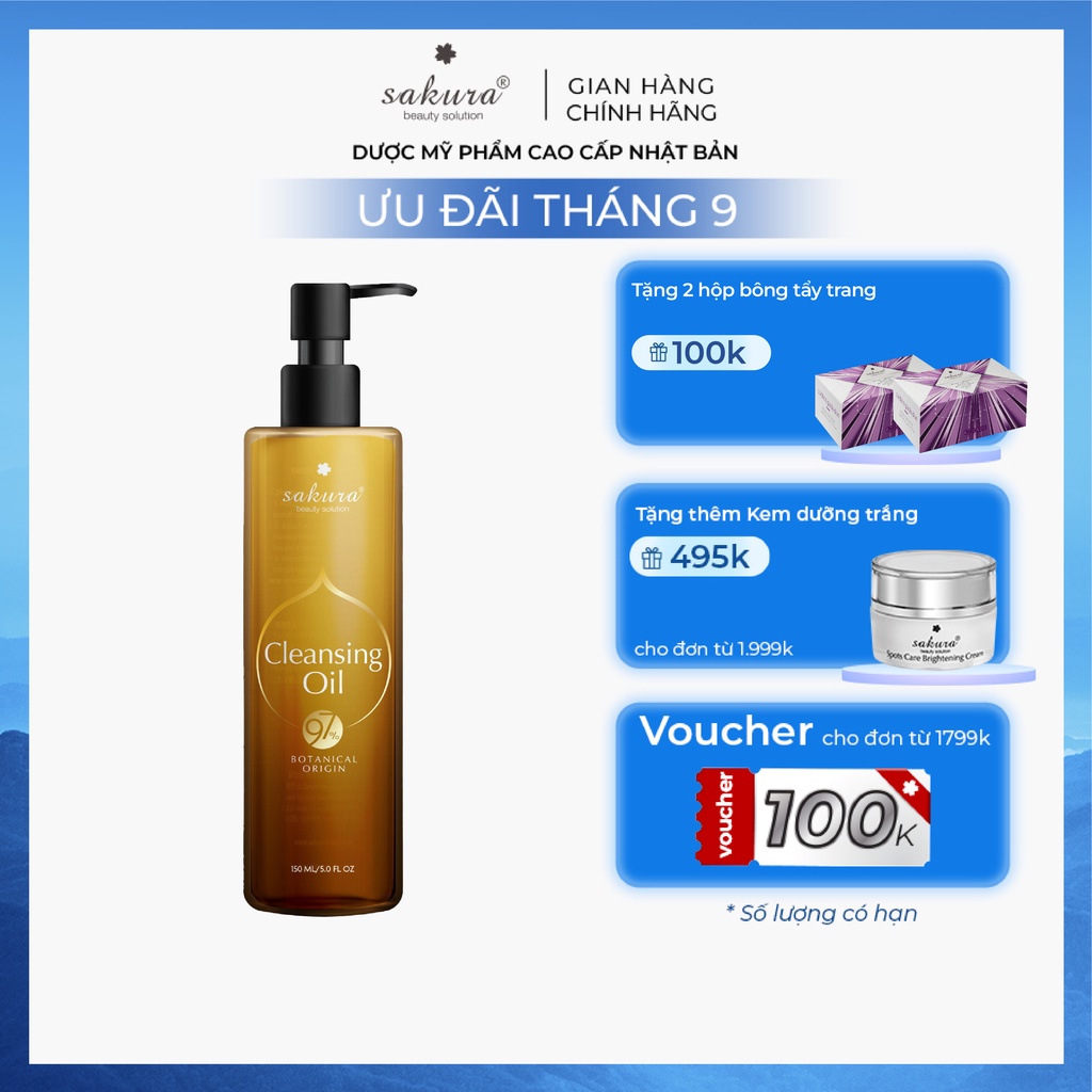 Dầu tẩy trang Sakura Cleansing Oil 150ml