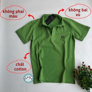 Áo thun phông nam trơn tay ngắn có cổ bẻ đẹp Polo nam cao cấp chất cotton