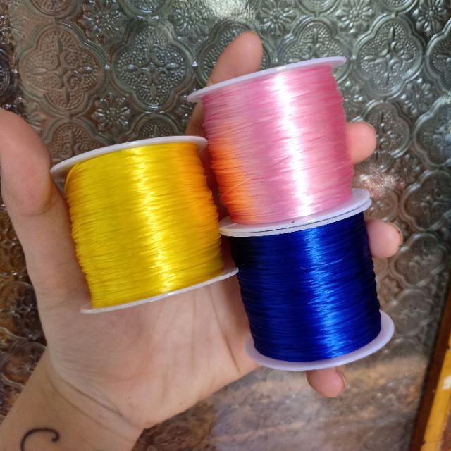 Cước tơ dẹt xỏ vòng chuỗi hạt đá phong thuỷ (100m) | BigBuy360 - bigbuy360.vn