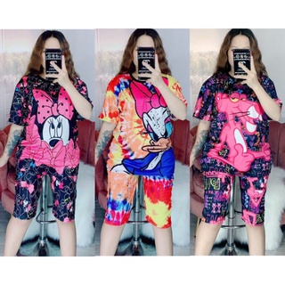 Set lửng thun lạnh 3D 4 chiều + quần có túi