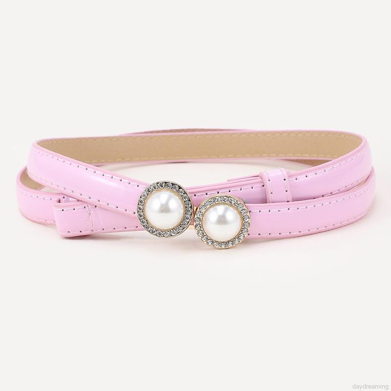 Thắt Lưng Mỏng Khóa Ngọc Trai Có Thể Điều Chỉnh Được Cho Nữ